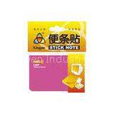 Extra Large Neon Rose Custom Printed Sticky Notes With no Marks Left