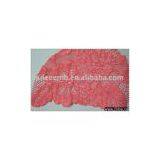 Red Embroidery Lace thumbnail-1