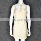 Women Deep V Choker Neck Satin Slip Dress Sexy Strappy Sleeveless A-Line Summer Evening Party Dress Sundress Club Wear thumbnail-4