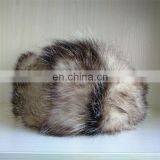 Real Opossum Fur Round LEIFENG Hat for Russian Style thumbnail-2
