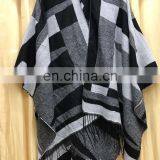Wholesale Mexican Imports Women's Traditional Ruana Wool Wraps 100% Kashmir Pashmina Shawl thumbnail-6