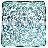 Latest Ombre Mandala Design Cushion Cover Pets Pillow Cover Indian 2017 Cotton Square Ottoman Poufs Floor Pillow Case thumbnail-2