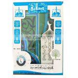 Mint Turkish Hand Knotted Silk Muslim Prayer Carpet Rugs Multi-color Sajada Mat thumbnail-2
