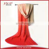 Supply New Colourful Wrinkled Fabric China Scarf thumbnail-3