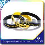 Souvenir Gifts Color Infilled Branding Silicone id Bracelet thumbnail-2