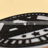 Factory Whosale Iron on Flock Patches for Soccer Team
