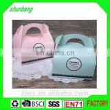 2015 Custom Folding 300gsm Paperboard & Paper Cake Box for Wedding