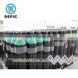 Different Sizes And Colors Empty Seamless Steel Gas Bottle Price ISO9809-1 40L Argon Gas Cylinder Used For Sale