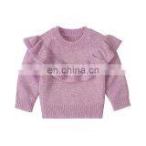 RTS Ruffle Pullover Knit Sweaters Baby Girls' Sweaters thumbnail-1