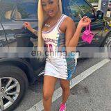 Wholesales Best Sellers Women Letter Printed Party Dresses Ladies Sexy Club Dresses Women Summer Dresses thumbnail-1