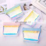 Laser Coin Purse Female Girl Wallet Waterproof Candy Color PU Bag Coin Bas 4colors
