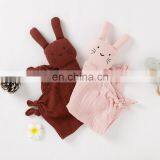 Wholesale Soft and Cute 100% Organic Cotton Muslin Baby Blanket thumbnail-4