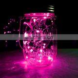 2M 20 LEDs Button Battery Operated Mini LED Silver Wire String Fairy Lights thumbnail-4
