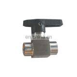Stainless Steel High Pressure 1/4" Miniature Ball Valve FNPT,MNPT thumbnail-3