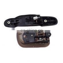 Free Shipping!Set 2 Black Outside Beige Inside Rear Left Door Handles For 98-03 TOYOTA SIENNA thumbnail-2