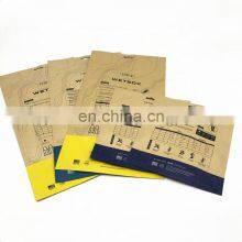 Hot Sale Custom Printed Paper Bags Factory Supply Flat Paper Bags Security Three Side Seal Paper Bags With Window thumbnail-2