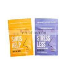 Front Window Matte Printed Recyclable Sealed Pack 30g 10g 20g Food Supplement Package Bag thumbnail-3