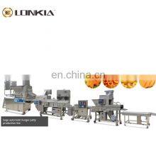 High Capacity Meat Pie Burger Maker Machine / Meat Patty Nugget Forming Machine / Hamburger Making Line