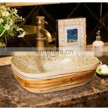 Bathroom Ceramic Basin With Colored Drawing Process thumbnail-3