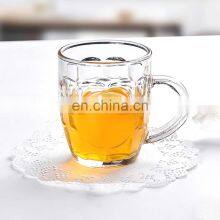 Heat Resistant Drinking Cup Clear Beer Mug Glass Beer Cup With Handle