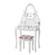 Bestseller White Color Dressing Table Makeup Table Dressing Table Set for Bedroom