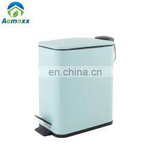 Trending Products 2021 New Arrivals Hotel Foot Pedal Soft Close Square Shape Dust Bin thumbnail-3