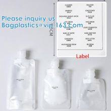 Liquid Sub Bagging, Sanitizer Lotion, Fluid Bottles, Travel Bag, TSA Approved Container Bag, Squeeze Pouch thumbnail-5