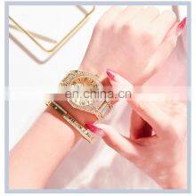 LONGBO 80667 Lady Watch Excellence Quartz Diamond Gold Stainless Steel Luxury Charm Watch For Women thumbnail-5