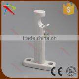 Metal Aluminum Alloy Material Wooden Plated Fancy Curtain Rod Brackets thumbnail-4