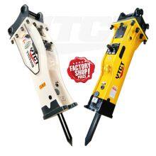 YTCT China OEM Construction Machinery Box Top Side Type Hydraulic Rock Stone Jack Breaker for Mini Excavator thumbnail-1
