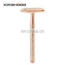 High Quality Shaver Metal Handle Singe Blade Shaving Safety Razor de Seguridad thumbnail-5
