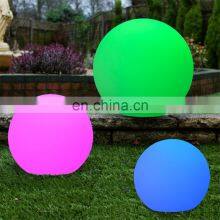 20cm 30cm 40cm 50cm 60cm Waterproof Led Solar Floating Ball/outdoor Solar Plastic Led Ball Sphere Stone Light Lamp