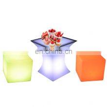 LED-барное мебельное коктейльное столешницу-кубик, стул для бара, портативный барный стой, стул для кофейни-кубик thumbnail-1