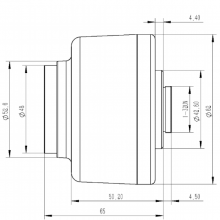 Global Advanced Game Changer IPRAS ( Intellegient Passive Random Focus System ) 35mm 1.2