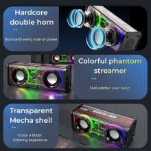 High Quality Loud Music Box Portable Bluetooth Dual Speaker Wireless Outdoor Radio Bluetooth Speaker Wireless thumbnail-2