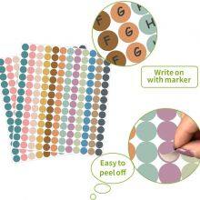 4200 PCS 0.75 Inch 12 Colors Round Colored Dot Stickers for Toddlers Teaching Papers, Color Coding Labels, Circle Dots Stickers for Office and Student Classroom (25 Sheets) thumbnail-3