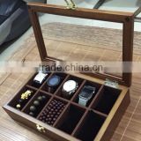 Watch Box Solid wood Zakka Primary colors wooden box Wood Boxes & Cases Material acrylic
