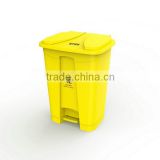 Indoor Plastic medical dustbin 28L/foot pedal dustbin/medical waste bin
