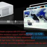 3D Projector, Projector 3d Support for Home Theater Bigscreen Moive TV Program Entertainment With Digital TV Tuner HDMI USB HOT!