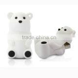 Popular Animal USB Pen Drive 2.0 White Polar Bear USB/1gb/2gb/4gb/8gb/16gb/32gb