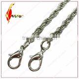 Antique Brass Golden Silver 120 cm 47 Inch Metal Bags Purse Chain Handle Stock thumbnail-2