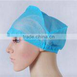 Cheap Nonwoven Disposable Surgical Cap Green Color