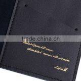 Black Fashionable a5 Refillable Genuine Leather Notebook With Pen Attached thumbnail-4