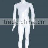 Cheap glossy white child mannequin no face mannequin factory wholesale