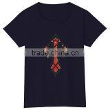 Customize Design Cross Glitter Motif OEM Service Supply Type Women Tshirt thumbnail-4