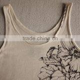 China Top Product Women's Sexy Custom Printing Burnout Tank Top thumbnail-4