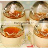 Egg Shaped Glass Pudding Bottle/jar thumbnail-1