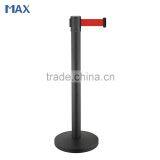 Black Post Event Crowd Control Barriers