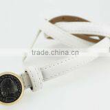 2015 NEW PU Fashion Girls Dresses Belt With Ebossed Bronze Buckles in Yiwu thumbnail-3