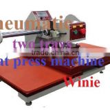 READY TSHIRT HEAT PRESS MACHINE digital controller two trays 40x50cm